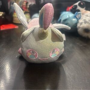 SPARKLE UNICORN Aphmau MeeMeows 6" Plush Limited Edition Pastel Rainbow RARE
